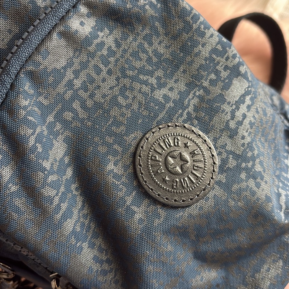 Kipling Navy Patterned Backpack - image 3